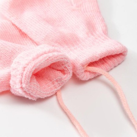 Mitten children's single -layer minku "plain", col. Light pink, rr 14 (4-5 years)-1