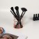 Storage for storage of manicure/cosmetic supplies "Rafael", D - 9 × 10 cm, bronze color