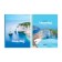 Business notebook A5 160 sheets in the Cage "Island of Dreams", solid cover, glossy lamination, mix