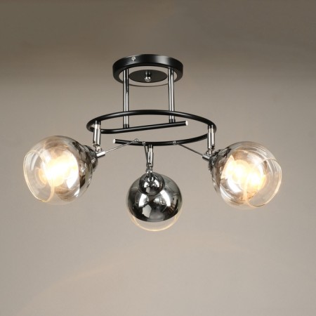 Redo chandelier 3he27 40w Black-chromium 45x45x28 cm-1