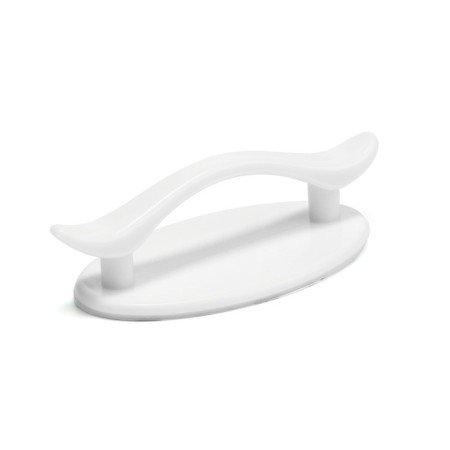 Furniture handle self -adhesive cappio, l = 95 mm, plastic, white color-1
