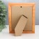 Photo frame 10x15 cm nut (glass)