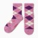 Women's socks from Mongolian wool, pink color, rr 34-36