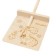 Wooden shovel “New Year! Congratulations from dinosaurus "