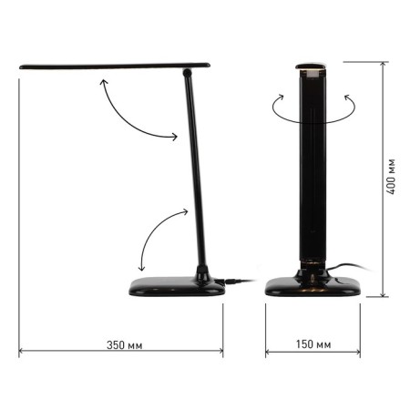 Desktop lamp ERA NLED-462, IP20, 10W, black-11