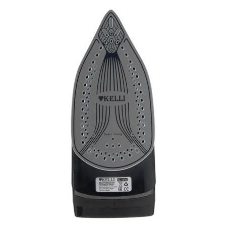 Iron Kelli KL-1645, 2600 W, ceramic sole, wireless, 320 ml, black-7