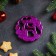 Form for carved gingerbread "Northern deer", purple color