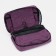 Cosmetic bag, 2 parts on lightning, with hook, lilac color