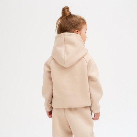 Худи детское MINAKU: Basic Line KIDS цвет бежевый, рост 128-2