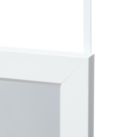 Door, suspended mirror, 40 x 110cm, white-3