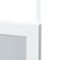 Door, suspended mirror, 40 x 110cm, white