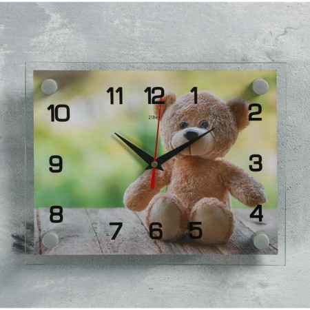 Watch wall, interior "bear", 20 x 26 cm
