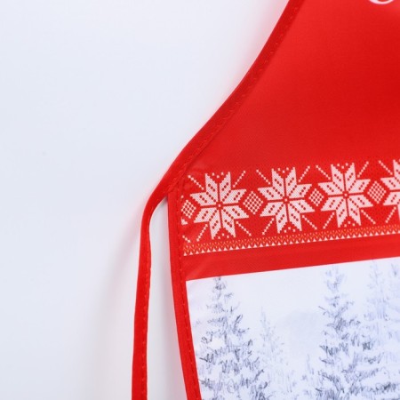 Kitchen apron "Fairytale New Year!", Polyester, size 50x70 cm-3