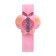 Watch of Berrier "Butterfly", Silicon strap, LR41 (AG3)