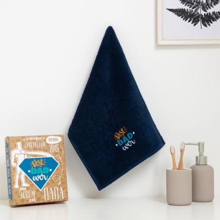 Trick towel "dad" 30x60 cm, 100% cotton 340g/m2