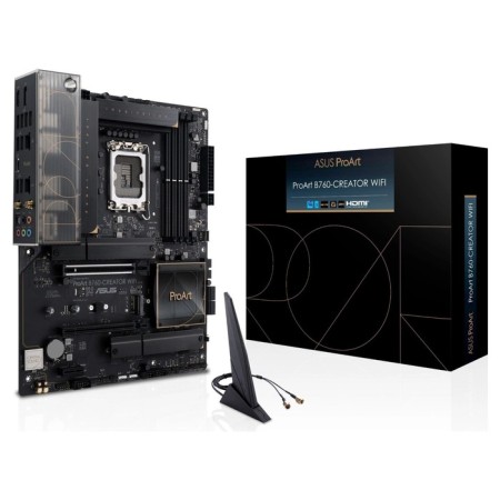 The ASUS PRART B760-Creator WiFi SOC-1700 Intel B760 4XDDR5 ATX AC`97 8ch (7. 107040-7