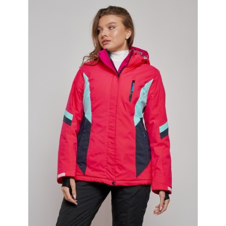 Ski jacket female winter, size 50, pink color-1