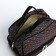 Cosmetic bag, 2 parts on zippers, black color