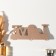 Decorative tree hooks "Love in the air" 2.5x23.7x9.7 cm