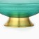 Serving dish "Fusion" on a metal leg, 24.5 x 24.5 x 9 cm