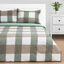 Bed linen Ethel 1.5 joint venture Olive Cage 150x215cm, 150x225cm, 50x70 ± 3cm-2 pcs, Novosatin