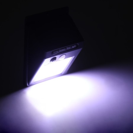 Garden lamp on a sunny battery, invoice, 9.5 × 13 × 5 cm, 20 LED, white glow-3