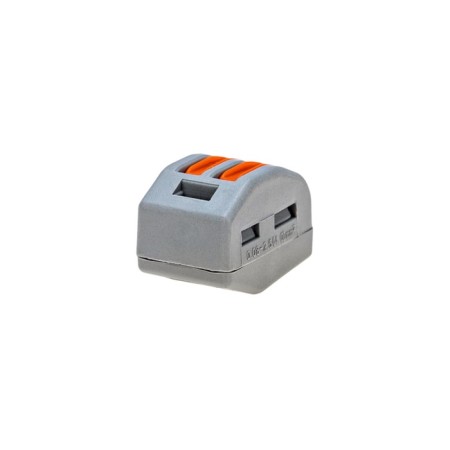 Universal terminal of QMS 222-412, 2-wire gray 0.08-2.5/4 mm² (blister 5 pcs/unit) Rexant 1080-2