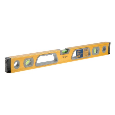 Level aluminum magnetic tundra, milled, ergonomic pens, 3 eyes, 600 mm-6