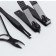 Manicure set, 8 items, in case, black color
