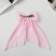 Hair hairpin "Julia" 24x12 cm, pink