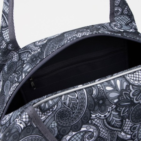 Road bag with lightning, a suitcase holder, color gray color-2