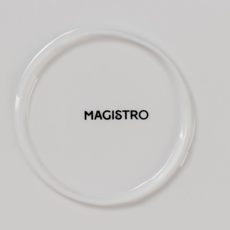 Porcelain dining porcelain Magistro "glare", d = 26 cm, white color-4