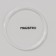 Porcelain dining porcelain Magistro "glare", d = 26 cm, white color