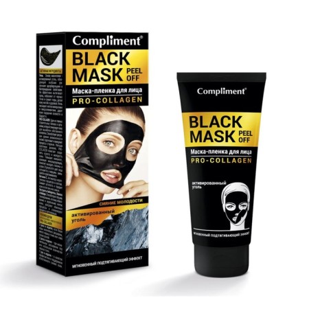 Compliment Black Mask Mask with Pro-Collagen, 80 ml
