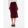 Skirt with a female section, minku, burgundy color, size 50