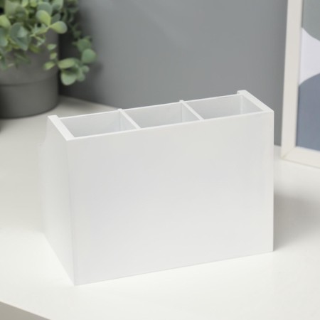 Casket wood for jewelry and cosmetics 1 box white 21x14.5x15 cm-6