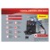 Welding semiautomatic device Resanta Saipa-24V/200A, MIG/MAG, 220 V, 200 A, 6.9 kW, D = 0.6 mm