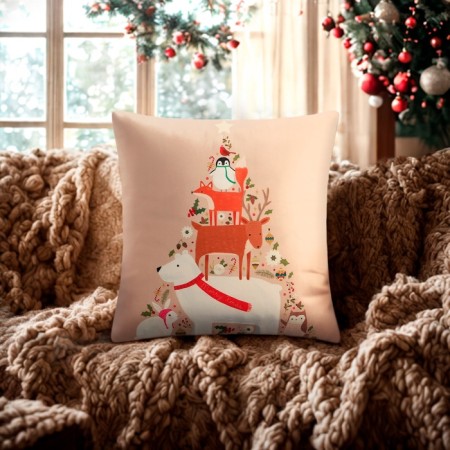 Case on the pillow Ethel Merry Xmas, 40*40 cm, 100 p/e, velor