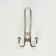 Hook furniture tundra TKT002, three -rod, bronze