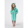 Terry dressing gown, “pussy”, height 128 cm, menthol color