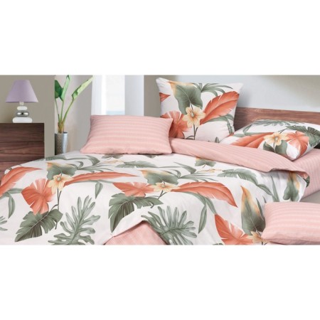 Bed linen 1.5 joint venture "Poinsettia", size 150x215 cm, 145x215 cm, 70x70 cm - 2 pcs