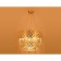 Crystal chandelier with Ambrella Light, Traditional, Tr5275, E14, Color Gold