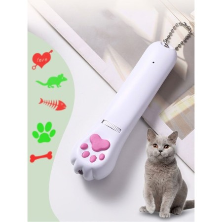 Laser pointer for animals, 5 pictures, 100 mAh, range up to 8 m, red beam, usb-5