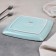Ceramic square “Aquamarine”, d = 28 cm, blue color