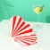 Napkin "Heart" 12pcs/UP stripes