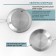Hanna Knövell stainless steel pan, d = 28 cm, h = 5.5 cm, wall thickness 0.6 mm, handle length 25 cm, induction