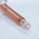 Smoking tube, 2.5 x 12.8 cm, golden