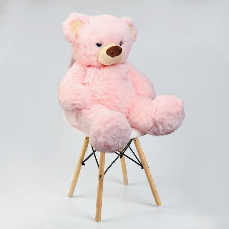 Soft toy "Bear: I love you", 80 cm, pink color-3