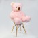Soft toy "Bear: I love you", 80 cm, pink color