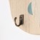 Hooks decorative wood "Abstraction. Blots. Flower" 1.5x19.5x23.3 cm